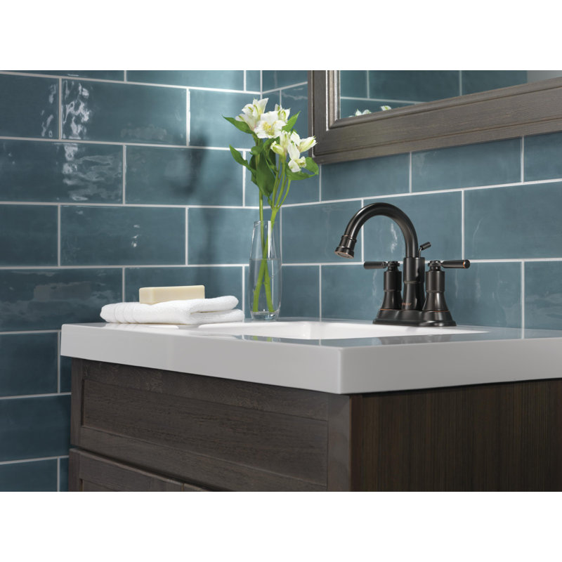 Westchester Centerset Bathroom Faucet with Drain Assembly, Oil Bronze