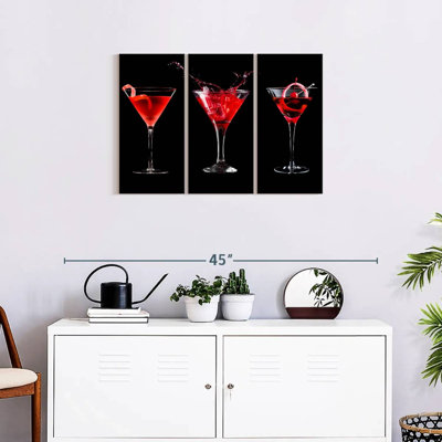 Maraschino cerise cocktail 3 pièces