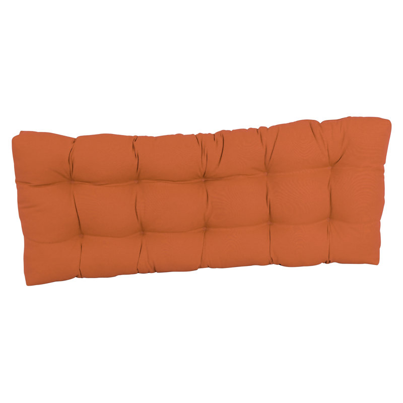 Outdoor 4.5'' Bench Seat Cushion, 46" W x 19" D, Spice