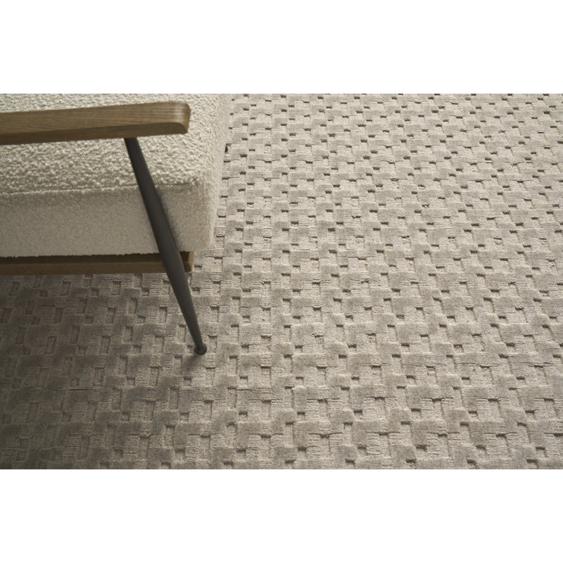 Monroe Silk Viscose Geometric Indoor Rug, Rectangle 6' x 9'