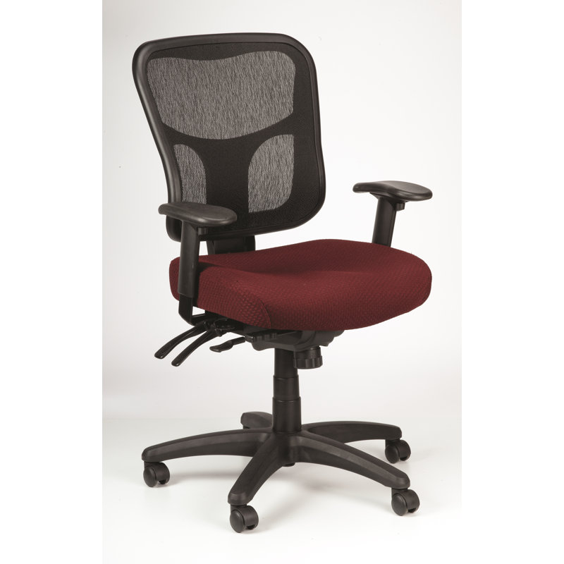 Chaise de travail ergonomique en filet, Bourgogne