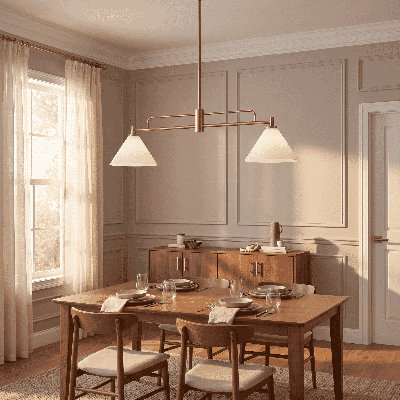 Oonagh 2-Light Chandelier in Matte Black