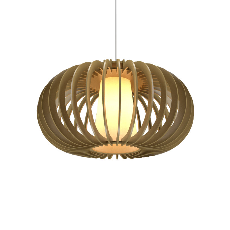 Stecche Di Legno 1 - Light Pendant, 16.38" H x 30.42" W x 30.42" D, Imbuia