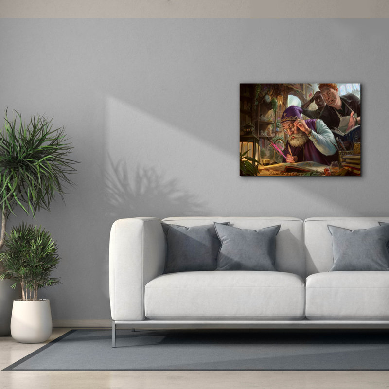 Toile épique Graffiti «The Antiquarian» par Fesbra, 34 po x 26 po, H 26 po x l 34 po