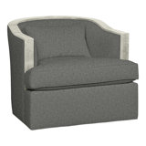 Burlingame Fabric Swivel Barrel Chair