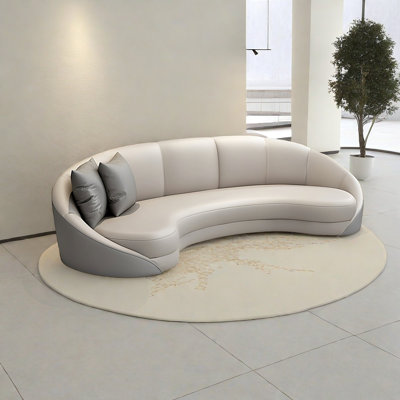 Curvilinear sofa
