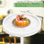 Table d'appoint ronde avec base en marbre blanc