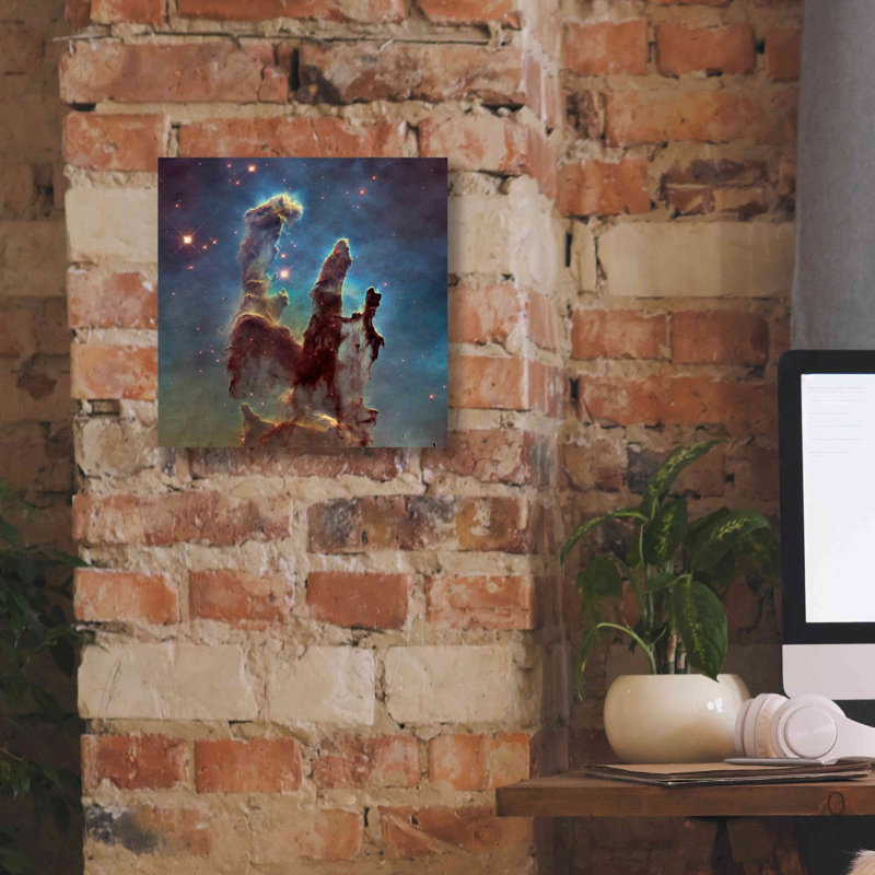 'Eagle Nebula,' Canvas Wall Art, 12" H x 12" W x 0.75" D