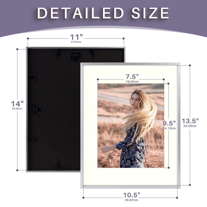 Metal Picture Frame_2.16, Argent