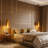 Dainte Lilly Pendant Light – Luxury Brass & Crystal Pendant Light with Adjustable Rope for Bedroom, Dining Room & Entryway