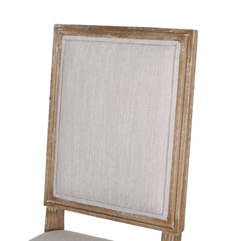 Ensemble repas pour 4 personnes Burnley, Naturel, Naturel, Naturel / gris clair