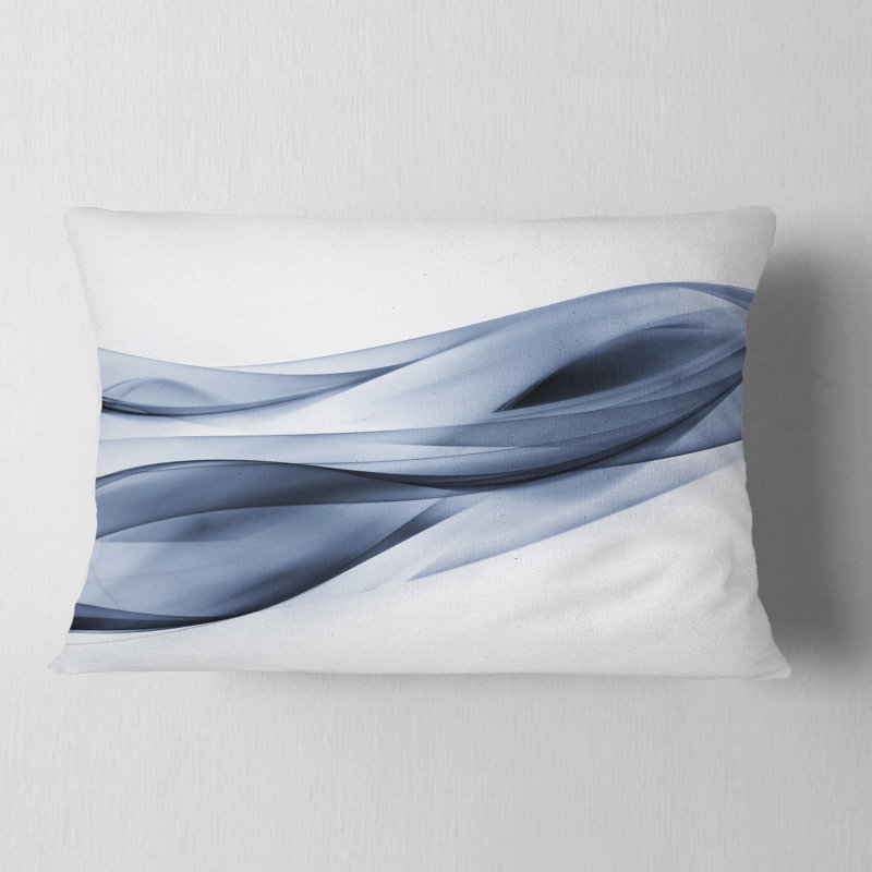 Motif scintillant bleu clair - coussin imprimé abstrait