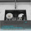 Farmhouse Kitchen Sink, Sngle Bowl Reversible Design Sink For Kitchen