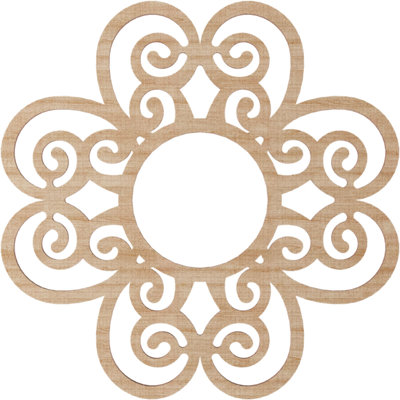 Cohen Wood Fretwork Pierced Ceiling Medallion