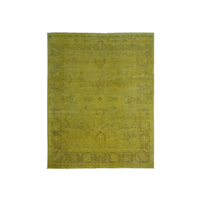Tapis oriental rectangulaire en laine noué à la main 7 pi 7 po x 9 pi 7 po - MOA10220369