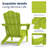 Wolak Foldable Outdoor Adirondack Chair-1929874055