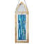 Panneau de vitrail d'inspiration cathédrale 48 "H-783840142
