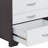 Chic Rectangular Accent Table With Multiple Drawers For Stylish Storage