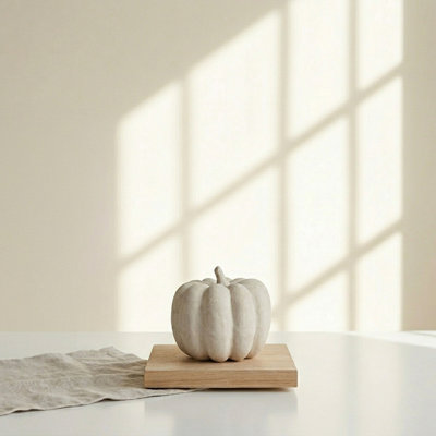 Alfrida Paper Mache & Eco Mix Pumkin Dia 6.7"