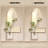 Cream Led Arch 3d Sandstone Hydroponic Greenery Wall Art - Entryway Hallway Decor-212579296-212579297