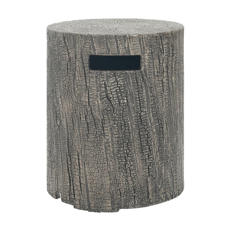 16X20 Inch  Tank Holder/Side Table, Light Grey