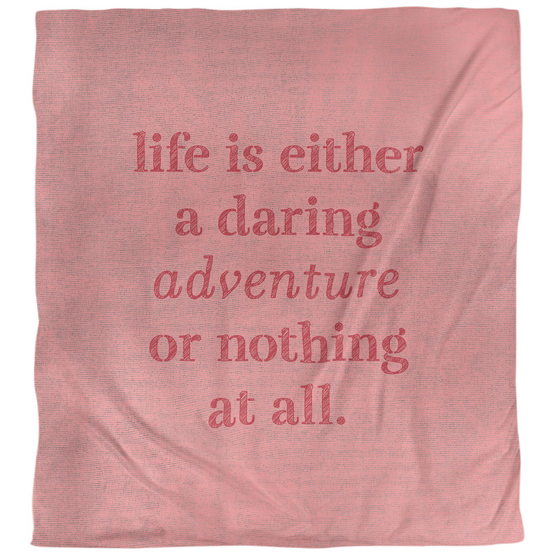 Housse de couette réversible Quotes, Housse de couette pour grand lit, Rouge