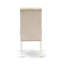 Chaises de salle à manger Barry Parson - Ensemble de 2 chaises rembourrées en lin crème, lin blanc-492833942-492833943
