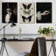Wall Art, Moody Gothic Canvas Prints Wall Decor Paintings, Victorian Creepy Skull And Moth Posters Pictures Artwork.-1190278705
