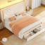 Lit de rangement en velours à oreilles avec 2 tiroirs Sturminster-46454901-47713956