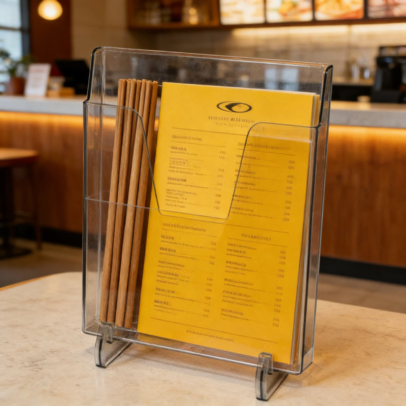 Support vertical vertical pour documents ou supports de bureau avec supports amovibles, Fumée