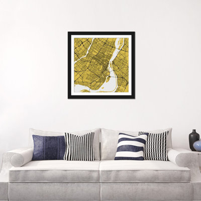 " Montreal Urban Roadway Map " by Urbanmap