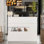Rectangle Solid + Manufactured Wood Reception Desk with Filing Cabinet