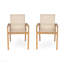 Ensemble de 2 chaises de patio d'extérieur