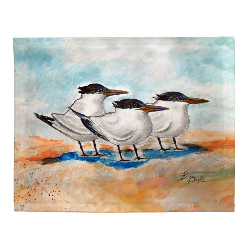 Ensemble de 4 napperons Three Terns