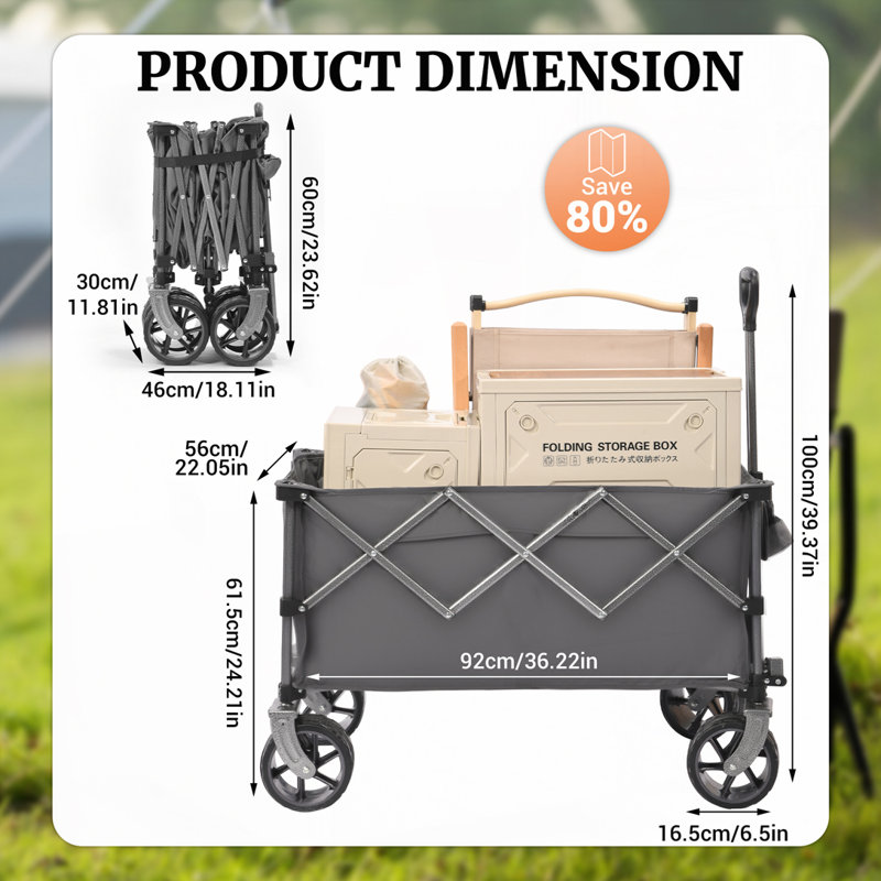 Chariot pliable 400L