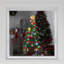 Sapin de Noël 17,75 "avec silhouette de fenêtre