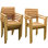 Montana Outdoor Teak Dining Armchair