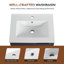 Meuble-lavabo mural flottant avec lavabo en céramique-607940195