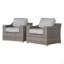 Chaise de patio avec coussins 2