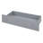 L-Shaped  Space-Saving Twin Loft And  Twin  Platform Bed With 7 Drawers And Full Guardrails(GRAY)