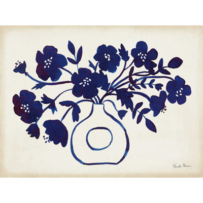«Modern Blue II» par Farida Zaman - reproduction d'art sur toile tendue