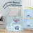 5.0 Cu Ft Garage Ready Chest Freezer All-Climate Compressor Removable Basket White-117498398