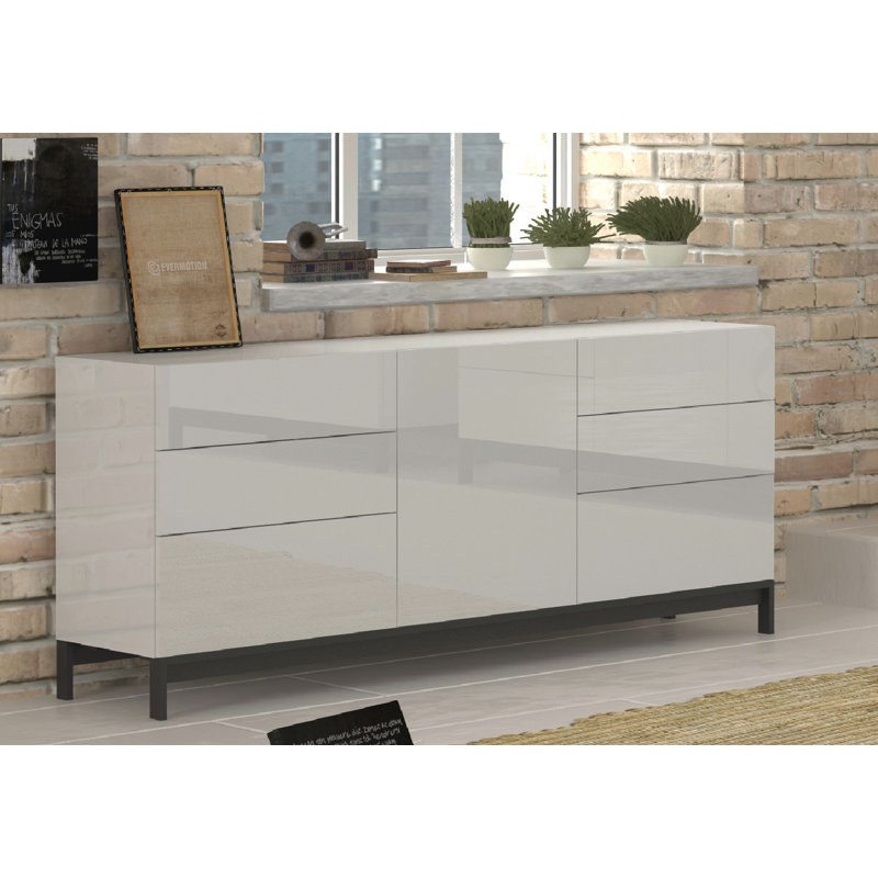 Feliciano 170cm Sideboard, Glossy White