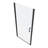 1 3/8" Adjustment,Universal Pivot Shower Door, Open Outside, With 1/4" Tempered Glass-121415806