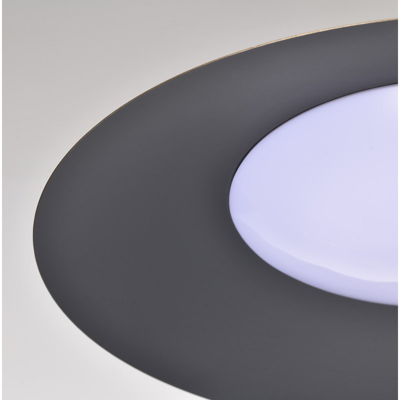 Vicente - Luminaire suspendu DEL - 3K / 4K / 5K CCT sélectionnable, H 151,13 po x l 14 po x P 14 po, Bronze brillant