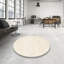 Tapis de zone ivoire contemporaine-1111552329