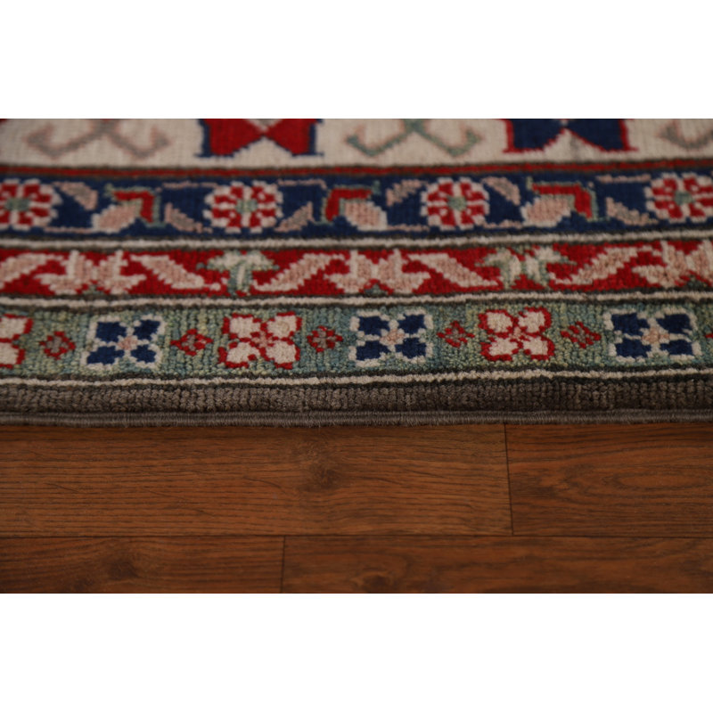 Geometric Kazak Handmade Area Rug 10x13