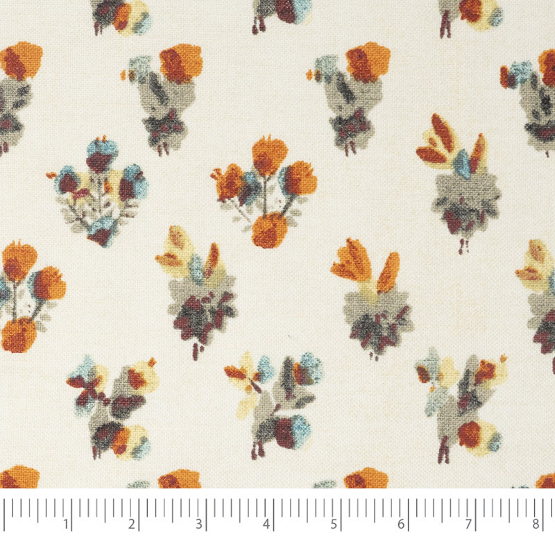 Cache-nectar 100% coton Waverly, coupé par cour