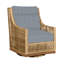 Outdoor Peninsula Gliding Wicker/Rattan Chair with Cushions-301211500-301211511-301233306