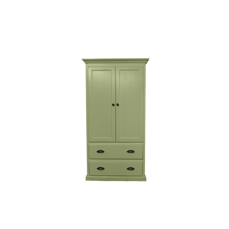 Armoire en bois massif Conda, Sauge